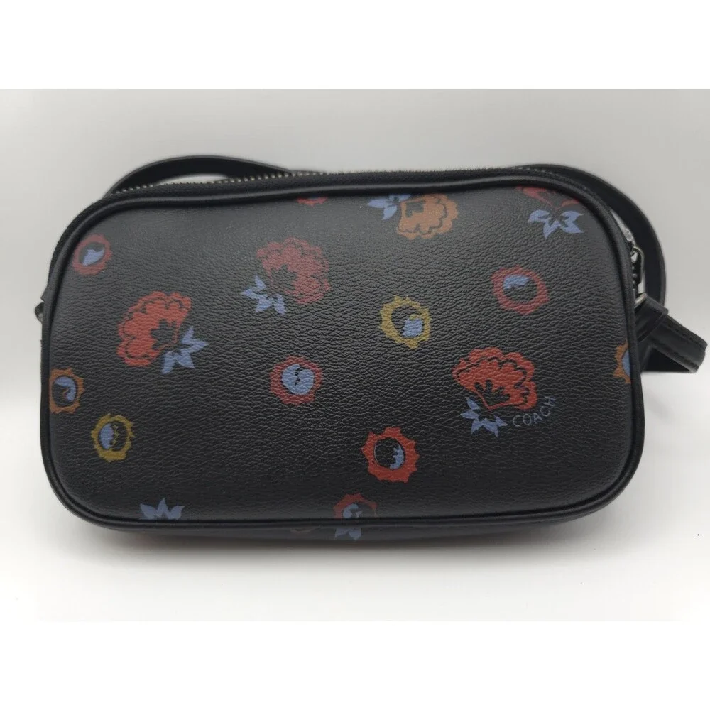 Coach Primrose Black w/ Floral Print Crossbody Bag